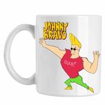 Casa si Gradina - Bucatarie si vesela - Cani si pahare - Cani si cesti - Cana Johnny Bravo Ouch! Sportiv Fitness, CoolTrend, alba, 330ml - Infinity.ro