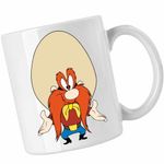 Casa si Gradina - Bucatarie si vesela - Cani si pahare - Cani si cesti - Cana Yosemite Sam Warner Bros, CoolTrend, alba, 330ml - Infinity.ro