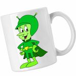Casa si Gradina - Bucatarie si vesela - Cani si pahare - Cani si cesti - Cana Familia Flintstone Gazoo Extraterestru Alien, CoolTrend, alba, 330ml - Infinity.ro