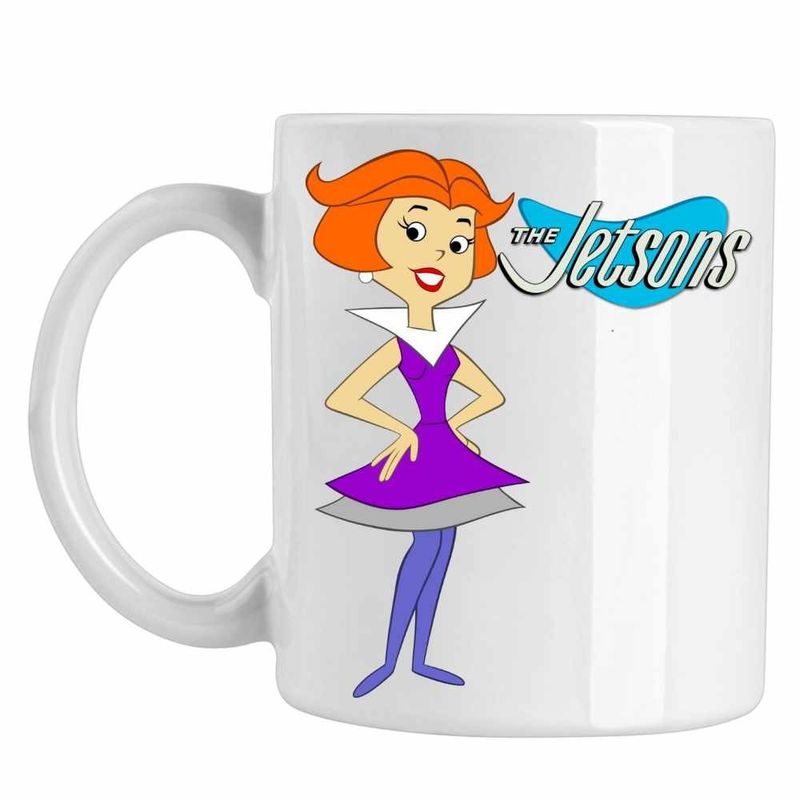 Casa si Gradina - Bucatarie si vesela - Cani si pahare - Cani si cesti - Cana Familia Jetson Jane Mama Desene SF, CoolTrend, alba, 330ml - Infinity.ro