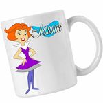 Casa si Gradina - Bucatarie si vesela - Cani si pahare - Cani si cesti - Cana Familia Jetson Jane Mama Desene SF, CoolTrend, alba, 330ml - Infinity.ro