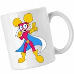 Casa si Gradina - Bucatarie si vesela - Cani si pahare - Cani si cesti - Cana Dexter Laboratory Dee Dee Super Erou, CoolTrend, alba, 330ml - Infinity.ro
