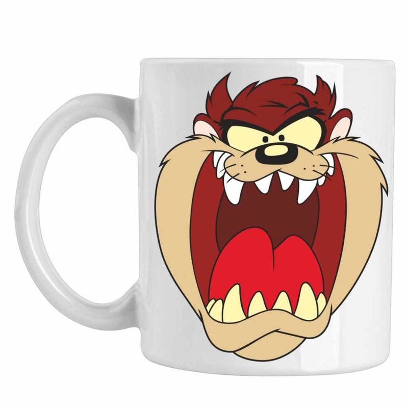 Casa si Gradina - Bucatarie si vesela - Cani si pahare - Cani si cesti - Cana Diavol Tasmanian Cartoon, CoolTrend, alba, 330ml - Infinity.ro