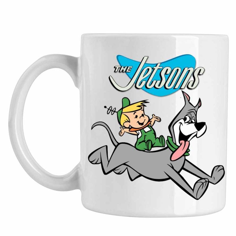 Casa si Gradina - Bucatarie si vesela - Cani si pahare - Cani si cesti - Cana Familia Jetson Elroy Astro Catel, CoolTrend, alba, 330ml - Infinity.ro