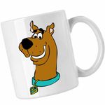 Casa si Gradina - Bucatarie si vesela - Cani si pahare - Cani si cesti - Cana Scooby Doo Mister Rezolvat Bust, CoolTrend, alba, 330ml - Infinity.ro