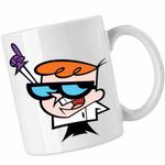 Casa si Gradina - Bucatarie si vesela - Cani si pahare - Cani si cesti - Cana Dexter Laboratory Cartoon Network, CoolTrend, alba, 330ml - Infinity.ro