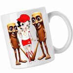 Casa si Gradina - Bucatarie si vesela - Cani si pahare - Cani si cesti - Cana Betty Boop Tung Sahur Italian Brainrot, CoolTrend, alba, 330ml - Infinity.ro
