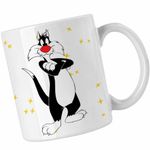Casa si Gradina - Bucatarie si vesela - Cani si pahare - Cani si cesti - Cana Tweety Motanul Sylvester CoolTrend, alba, 330ml - Infinity.ro