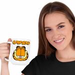 Casa si Gradina - Bucatarie si vesela - Cani si pahare - Cani si cesti - Cana Garfield Cap Pisoi Portocaliu, CoolTrend, alba, 330ml - Infinity.ro