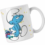 Casa si Gradina - Bucatarie si vesela - Cani si pahare - Cani si cesti - Cana Strumfii Somnorosul Somnorila CoolTrend, alba, 330ml - Infinity.ro