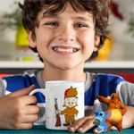 Casa si Gradina - Bucatarie si vesela - Cani si pahare - Cani si cesti - Cana Bugs Bunny Elmer Fudd Vanator CoolTrend, alba, 330ml - Infinity.ro