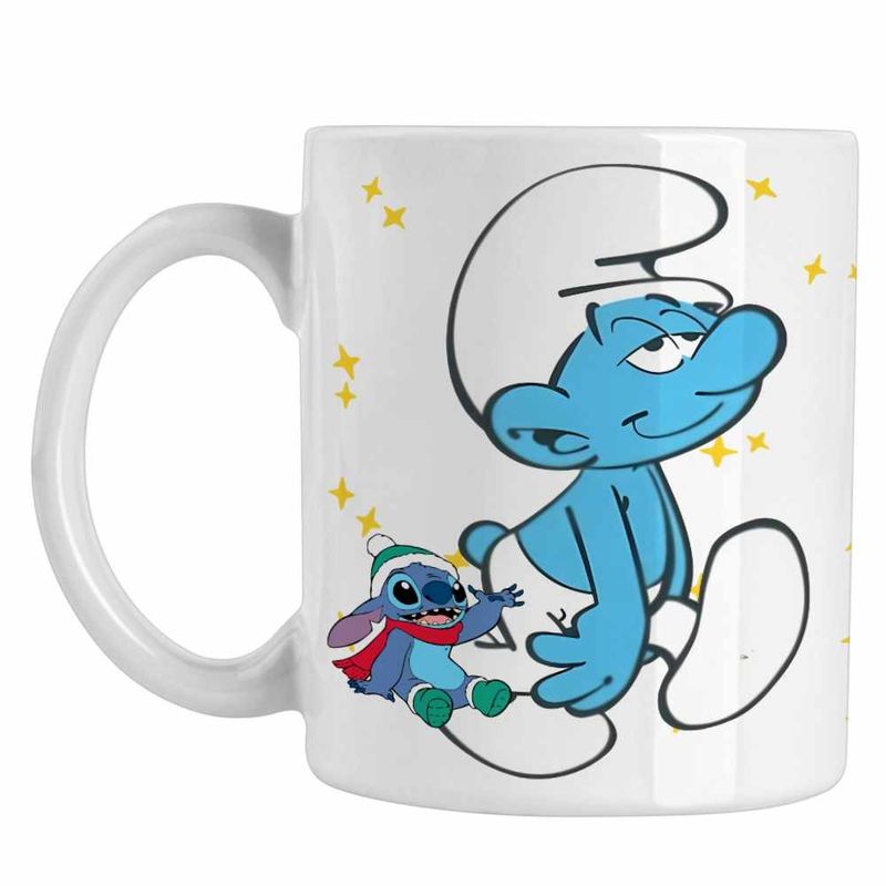 Casa si Gradina - Bucatarie si vesela - Cani si pahare - Cani si cesti - Cana Strumfii Somnorosul Somnorila CoolTrend, alba, 330ml - Infinity.ro