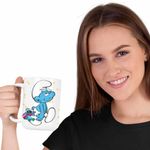 Casa si Gradina - Bucatarie si vesela - Cani si pahare - Cani si cesti - Cana Strumfii Somnorosul Somnorila CoolTrend, alba, 330ml - Infinity.ro