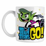 Casa si Gradina - Bucatarie si vesela - Cani si pahare - Cani si cesti - Cana Beast Haideti Tineri Titani CoolTrend, alba, 330ml - Infinity.ro