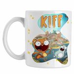 Casa si Gradina - Bucatarie si vesela - Cani si pahare - Cani si cesti - Cana Kiff Desene Animate CoolTrend, alba, 330ml - Infinity.ro