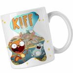 Casa si Gradina - Bucatarie si vesela - Cani si pahare - Cani si cesti - Cana Kiff Desene Animate CoolTrend, alba, 330ml - Infinity.ro