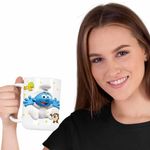 Casa si Gradina - Bucatarie si vesela - Cani si pahare - Cani si cesti - Cana Bebe Strumf Strunf CoolTrend, alba, 330ml - Infinity.ro