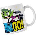 Casa si Gradina - Bucatarie si vesela - Cani si pahare - Cani si cesti - Cana Beast Haideti Tineri Titani CoolTrend, alba, 330ml - Infinity.ro