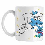 Casa si Gradina - Bucatarie si vesela - Cani si pahare - Cani si cesti - Cana Strumfii Neindemanaticul Impiedicatul CoolTrend, alba, 330ml - Infinity.ro