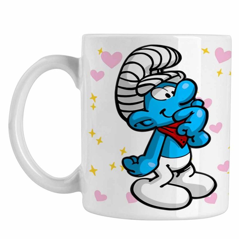 Casa si Gradina - Bucatarie si vesela - Cani si pahare - Cani si cesti - Cana Strumf Inginerul CoolTrend, alba, 330ml - Infinity.ro