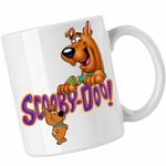 Casa si Gradina - Bucatarie si vesela - Cani si pahare - Cani si cesti - Cana Scooby Doo Logo Where are you, CoolTrend, alba, 330ml - Infinity.ro