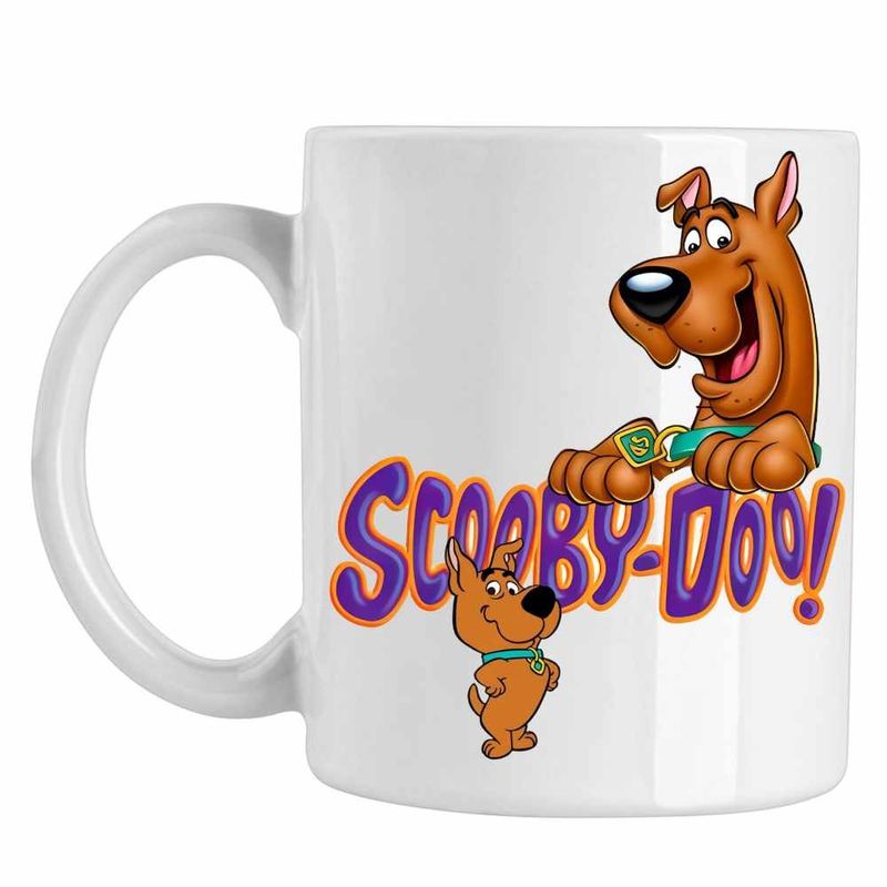 Casa si Gradina - Bucatarie si vesela - Cani si pahare - Cani si cesti - Cana Scooby Doo Logo Where are you, CoolTrend, alba, 330ml - Infinity.ro
