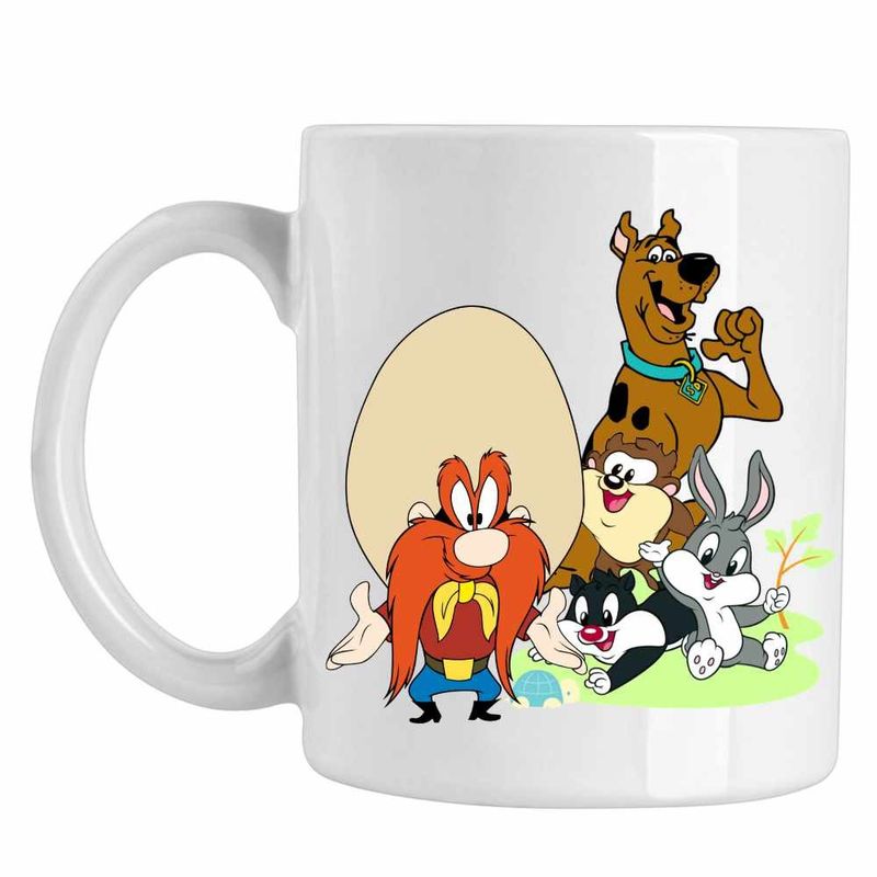 Casa si Gradina - Bucatarie si vesela - Cani si pahare - Cani si cesti - Cana Yosemite Sam Scooby Doo, CoolTrend, alba, 330ml - Infinity.ro