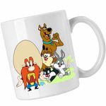 Casa si Gradina - Bucatarie si vesela - Cani si pahare - Cani si cesti - Cana Yosemite Sam Scooby Doo, CoolTrend, alba, 330ml - Infinity.ro
