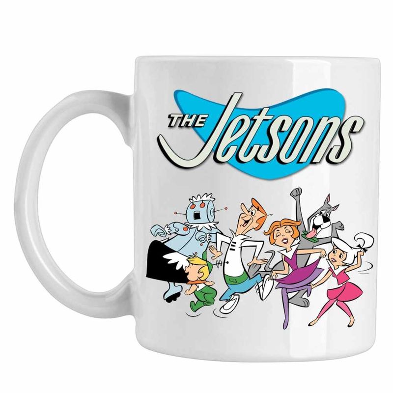 Casa si Gradina - Bucatarie si vesela - Cani si pahare - Cani si cesti - Cana Familia Jetson Petrecere, CoolTrend, alba, 330ml - Infinity.ro