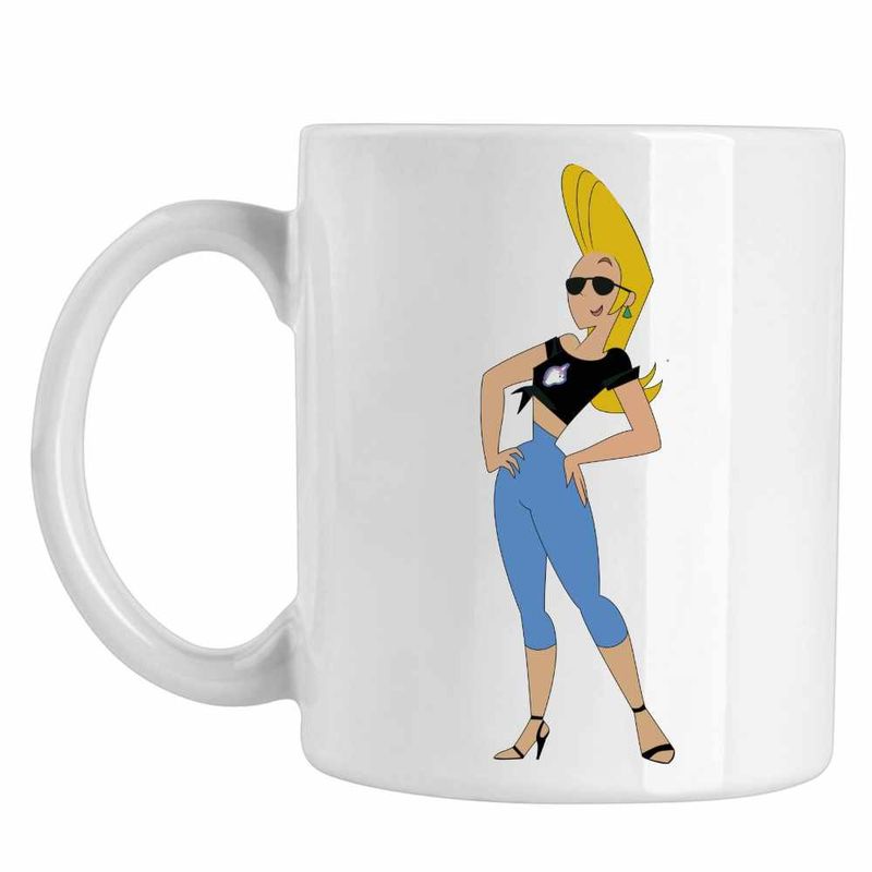 Casa si Gradina - Bucatarie si vesela - Cani si pahare - Cani si cesti - Cana Jenny Brava Johnny Bravo, CoolTrend, alba, 330ml - Infinity.ro