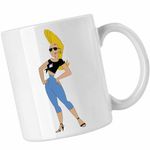 Casa si Gradina - Bucatarie si vesela - Cani si pahare - Cani si cesti - Cana Jenny Brava Johnny Bravo, CoolTrend, alba, 330ml - Infinity.ro