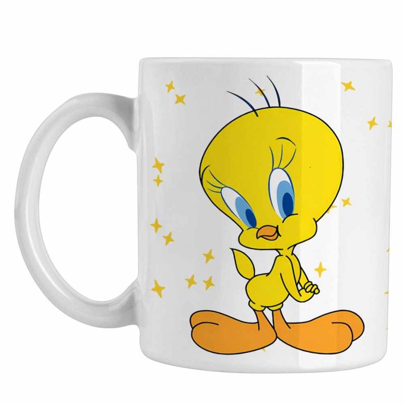 Casa si Gradina - Bucatarie si vesela - Cani si pahare - Cani si cesti - Cana Tweety Looney Tunes CoolTrend, alba, 330ml - Infinity.ro