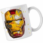 Casa si Gradina - Bucatarie si vesela - Cani si pahare - Cani si cesti - Cana Iron Man Casca CoolTrend, alba, 330ml - Infinity.ro