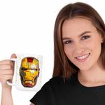 Casa si Gradina - Bucatarie si vesela - Cani si pahare - Cani si cesti - Cana Iron Man Casca CoolTrend, alba, 330ml - Infinity.ro