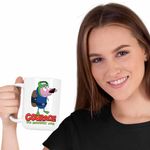 Casa si Gradina - Bucatarie si vesela - Cani si pahare - Cani si cesti - Cana Curaj Cainele Fricos Desene Scafandru, CoolTrend, alba, 330ml - Infinity.ro