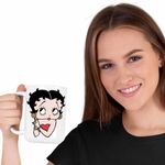 Casa si Gradina - Bucatarie si vesela - Cani si pahare - Cani si cesti - Cana Betty Boop Talkartoon Looney Tunes, CoolTrend, alba, 330ml - Infinity.ro