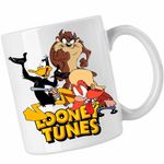Casa si Gradina - Bucatarie si vesela - Cani si pahare - Cani si cesti - Cana Daffy Duck Tasmanian Devil Taz Yosemite Sam, CoolTrend, alba, 330ml - Infinity.ro