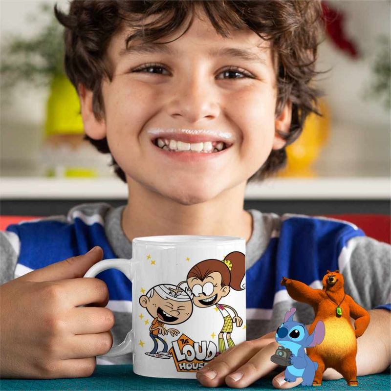 Casa si Gradina - Bucatarie si vesela - Cani si pahare - Cani si cesti - Cana Casa Loud Lincoln Luan CoolTrend, alba, 330ml - Infinity.ro