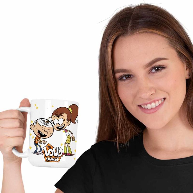 Casa si Gradina - Bucatarie si vesela - Cani si pahare - Cani si cesti - Cana Casa Loud Lincoln Luan CoolTrend, alba, 330ml - Infinity.ro