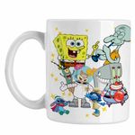 Casa si Gradina - Bucatarie si vesela - Cani si pahare - Cani si cesti - Cana SpongeBob Pantaloni Patrati Desene Animate CoolTrend, alba, 330ml - Infinity.ro
