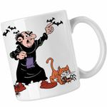 Casa si Gradina - Bucatarie si vesela - Cani si pahare - Cani si cesti - Cana Gargamel Azrael Strumfii Vrajitor CoolTrend, alba, 330ml - Infinity.ro