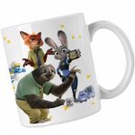 Casa si Gradina - Bucatarie si vesela - Cani si pahare - Cani si cesti - Cana Zootopia Judy Nick Flash CoolTrend, alba, 330ml - Infinity.ro