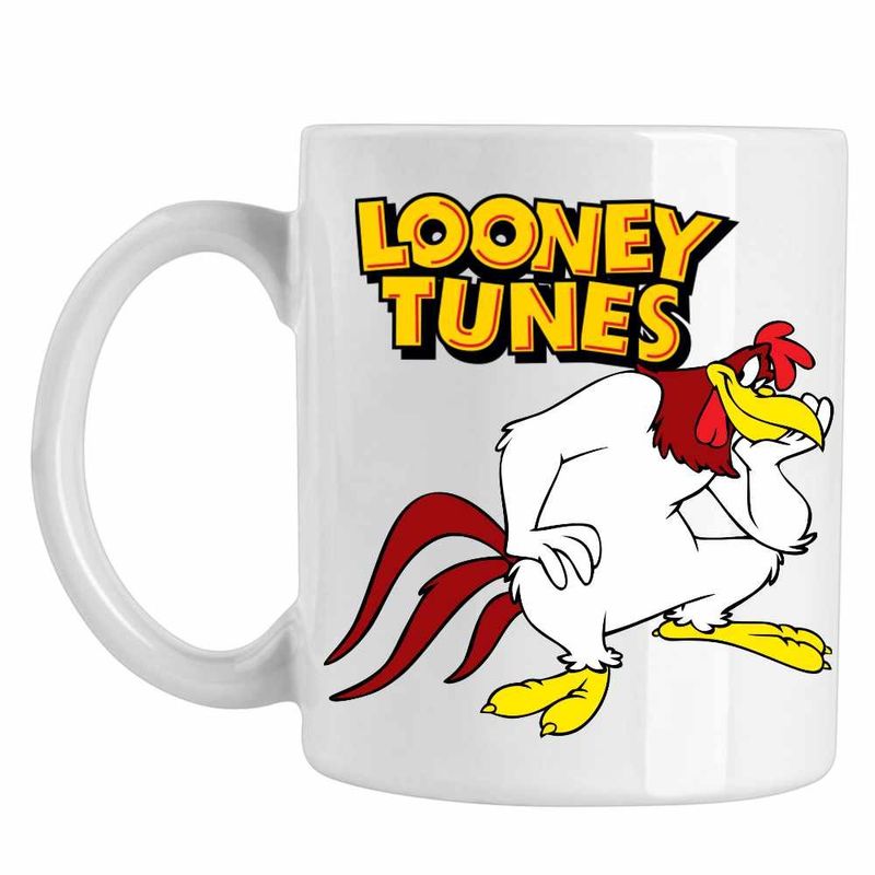 Casa si Gradina - Bucatarie si vesela - Cani si pahare - Cani si cesti - Cana Foghorn Looney Tunes Cocos, CoolTrend, alba, 330ml - Infinity.ro