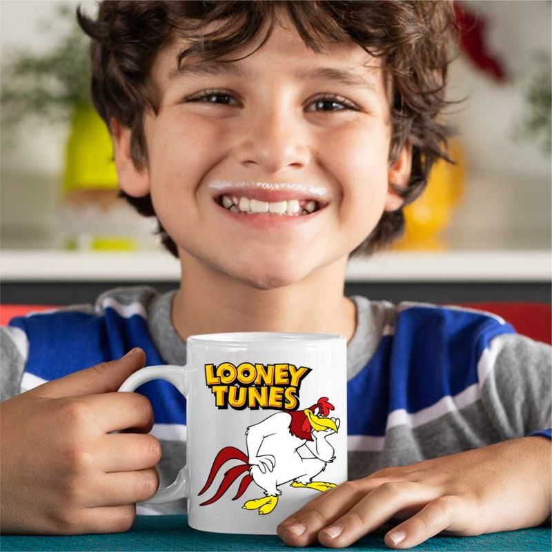 Casa si Gradina - Bucatarie si vesela - Cani si pahare - Cani si cesti - Cana Foghorn Looney Tunes Cocos, CoolTrend, alba, 330ml - Infinity.ro