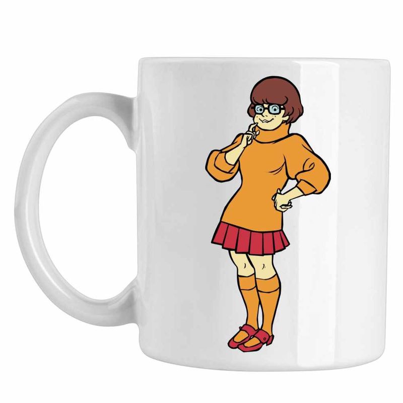 Casa si Gradina - Bucatarie si vesela - Cani si pahare - Cani si cesti - Cana Scooby-Doo Velma Dinkley, CoolTrend, alba, 330ml - Infinity.ro