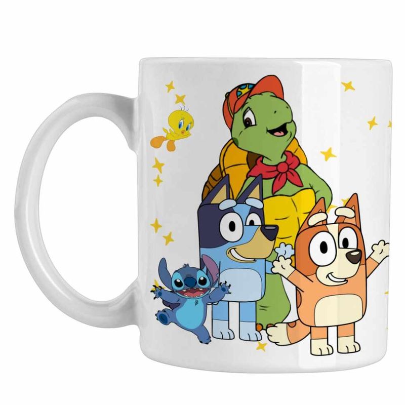 Casa si Gradina - Bucatarie si vesela - Cani si pahare - Cani si cesti - Cana Franklin Blue Bingo CoolTrend, alba, 330ml - Infinity.ro