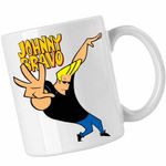 Casa si Gradina - Bucatarie si vesela - Cani si pahare - Cani si cesti - Cana Johnny Bravo Desene Cartoon Network, CoolTrend, alba, 330ml - Infinity.ro