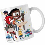 Casa si Gradina - Bucatarie si vesela - Cani si pahare - Cani si cesti - Cana Craig Taffy Buburuza Phineas CoolTrend, alba, 330ml - Infinity.ro