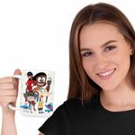 Casa si Gradina - Bucatarie si vesela - Cani si pahare - Cani si cesti - Cana Craig Taffy Buburuza Phineas CoolTrend, alba, 330ml - Infinity.ro