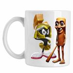 Casa si Gradina - Bucatarie si vesela - Cani si pahare - Cani si cesti - Cana Marvin Martian Tung Sahur Italian Brain rot, CoolTrend, alba, 330ml - Infinity.ro